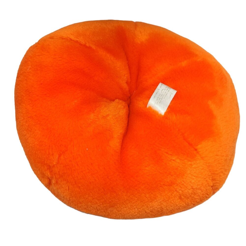 Vintage America Wego Plush Pumpkin Stuffed Halloween Jack-O-Lantern 7" - Picture 7 of 11